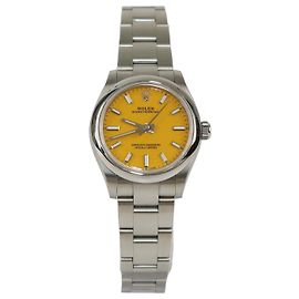 Rolex Yellow Ochre Oystersteel Oyster Perpetual 31 mm Uhr