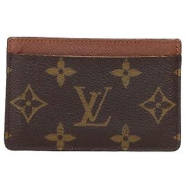 Tarjetero Louis Vuitton Brown Monogram Canvas