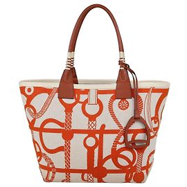 Hermès Hermes Multicolor Canvas Clic Clac Panoplie Equestre Print Steeple 28 Tasche