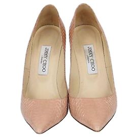 Décolleté Agnes in Elaphe Peach Jimmy Choo