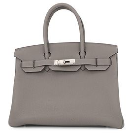 Hermès Borsa Hermes Birkin 30 Grismeyer Togo