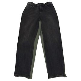 Alexander Wang Hybrid Sweatpants Jeans Grau/Grün aus Baumwolle