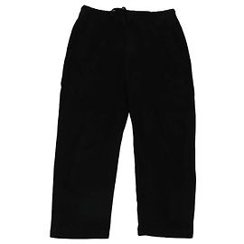 Pantalones de gamuza negra con cordón Vince