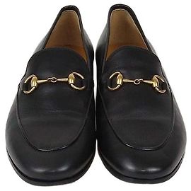 Mocassini Jordaan Horsebit in pelle nera Gucci