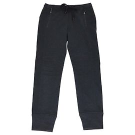 Brunello Cucinelli Jogginghose aus Baumwolle in Dunkelgrau mit Reißverschlusstaschen