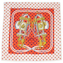 Hermès Hermes Multicolor Silk Brides de Gala Forever Schal 45