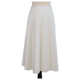 Falda midi plisada de piel sintética Proenza Schouler White Label