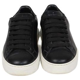 Baskets Time Out en cuir noir Louis Vuitton
