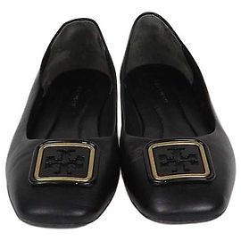 Ballerine Georgia in pelle nera Tory Burch