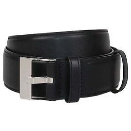 Bottega Veneta Gürtel aus schwarzem Leder