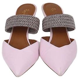 Autre Marque Mules Maisie in pelle rosa con cordoncino Malone Souliers x Ray Luwolt