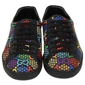 Zapatillas Psychadelic Ace Gucci en lona revestida GG multicolor