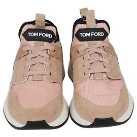 Sneaker Jago Tom Ford in mesh rosa e camoscio