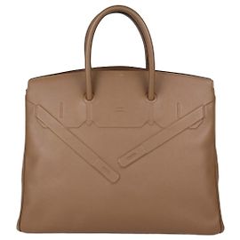 Hermès Hermes Alezan Swift Leather Shadow Birkin 35 Tasche