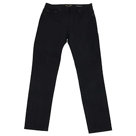 Saint Laurent gerade geschnittene Jeans aus schwarzer Baumwolle