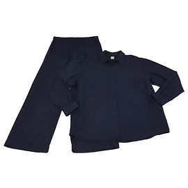 Totême Set Camicia e Pantaloni Classic Fluid Toteme Blu navy in Viscosa