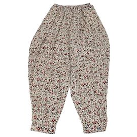 Pantalón Emon Loro Piana de seda multicolor con estampado floral