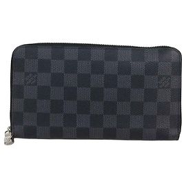 Louis Vuitton Damier Graphite Canvas Zippy Organizer Geldbörse
