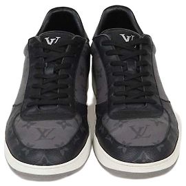 Sneakers basse Rivoli in canvas Monogram nero/grigio Louis Vuitton