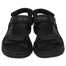 Sandali Tourist Balenciaga in ecopelle nera