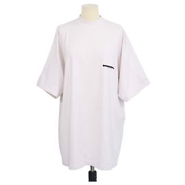 Balenciaga Off White Cotton Unifit Oversized T-Shirt