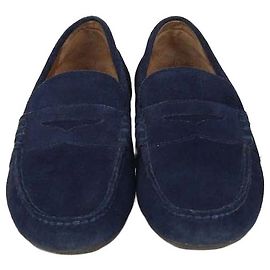 Mocassini da guida Reynold in camoscio blu navy Polo Ralph Lauren