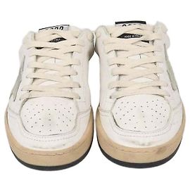 Golden Goose Ballstar Sabot Mules aus weißem Leder
