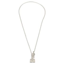 Hermès Collana con pendente Hermes Sterling Silver Amulettes Kelly