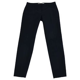 Pantalón formal Schumacher de mezcla de algodón azul marino
