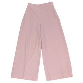 Marni Wide Leg Hose aus Baumwolle in Rosa