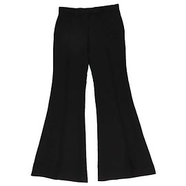 Pantalones Wide Leg Brunello Cucinelli en mezcla de viscosa negros