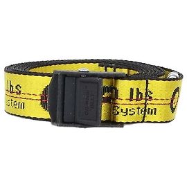 Off White Cinturón Industrial Mini de Nailon Amarillo/Negro Off-White