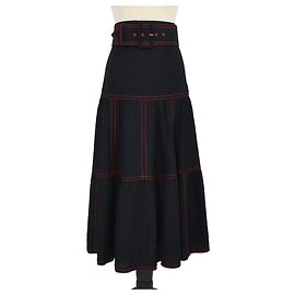 Gucci Hollywood Baby Gürtelskirt aus schwarzem Canvas