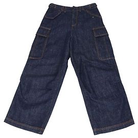 Christian Dior Cargo-Jeans aus dunkelblauem Denim 8