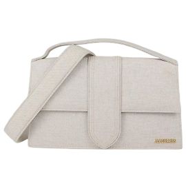 Jacquemus Le Bambinou Top Handle Bag aus beigem Canvas