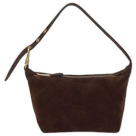 Bolso pouch Miu Miu de gamuza Cacao