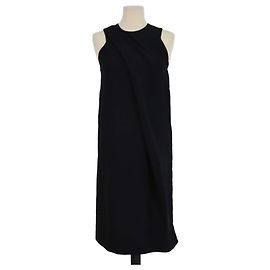 Ärmelloses Mini-Kleid aus schwarzer Seide von By Malene Birger