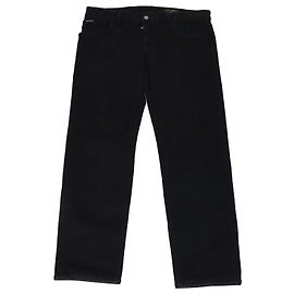Pantaloni Slim Fit in Denim Nero Dolce & Gabbana