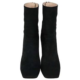 Botines Ffreedom de nubuck negro Fendi