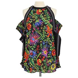 Top con hombros descubiertos 3.1 Phillip Lim en mezcla de viscosa multicolor con estampado floral