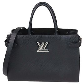 Borsa Twist Tote Louis Vuitton in pelle Epi nera