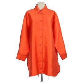 Marques Almeida Oversized-Hemd aus Polyester in Orange