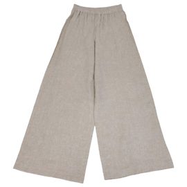 Pantalon large Niko en lin beige Loro Piana