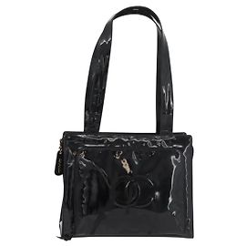 Borsa a tracolla Chanel CC in pelle verniciata