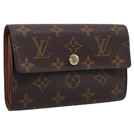 LOUIS VUITTON Monogram Portefeuille Alexandra Trifold Wallet M60047 Auth bs37037