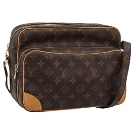 LOUIS VUITTON Monogram Nile Shoulder Bag M45244 LV Auth ka6014V