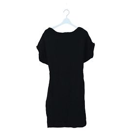 Salvatore Ferragamo Abito Camicia in Rayon 38 Nero Auth 199904V