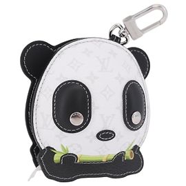 LOUIS VUITTON Monogram LV Panda Bag Charm White M03397 LV Auth 202108SM