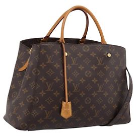 Borsa a mano LOUIS VUITTON Monogram Montaigne GM 2way M41067 LV Auth 199969V
