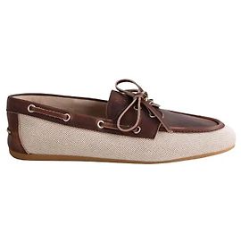 Mocasines Miu Miu de cuero marrón